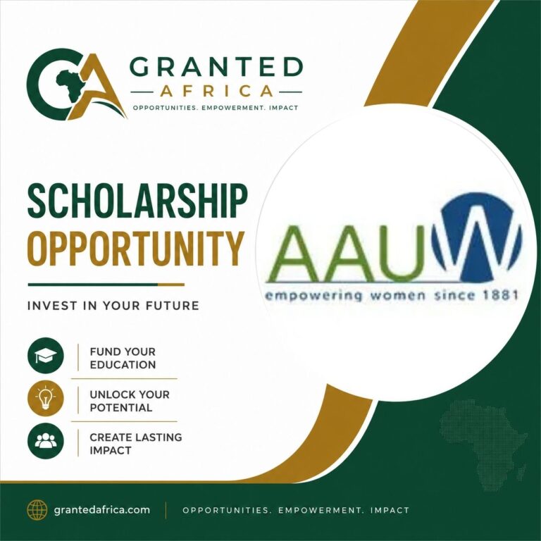 AAUW INTERNATIONAL FELLOWSHIP 2027 — USA