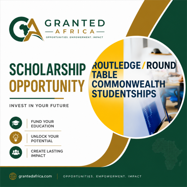 ACU ROUTLEDGE/ROUND TABLE COMMONWEALTH PHD STUDENTSHIPS 2026/2027