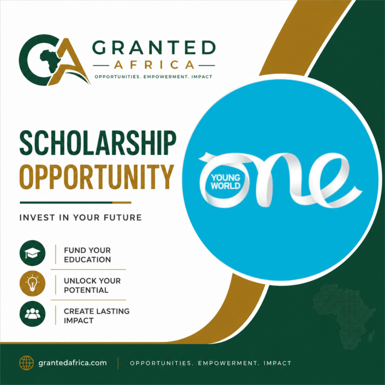 ONE YOUNG WORLD | PERNOD RICARD SCHOLARSHIP 2026 — CAPE TOWN SUMMIT