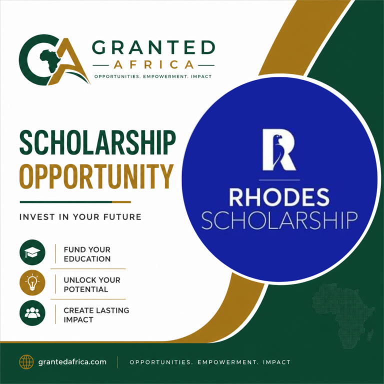 RHODES SCHOLARSHIP 2027 — WEST AFRICA (UNIVERSITY OF OXFORD)