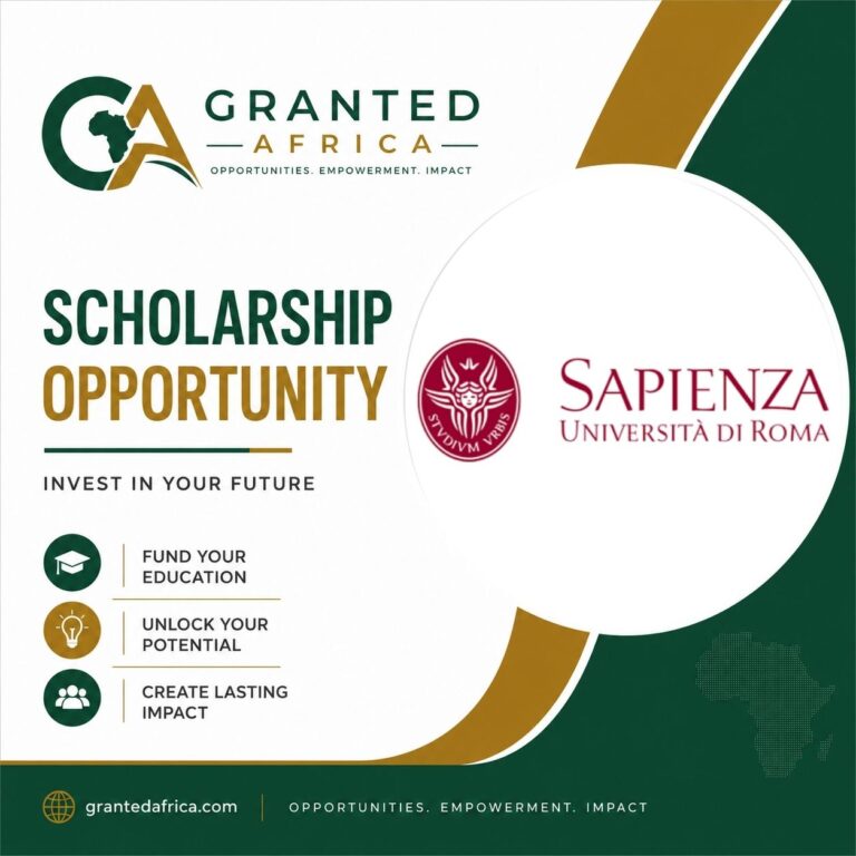 SAPIENZA UNIVERSITY SCHOLARSHIPS 2027 — ITALY