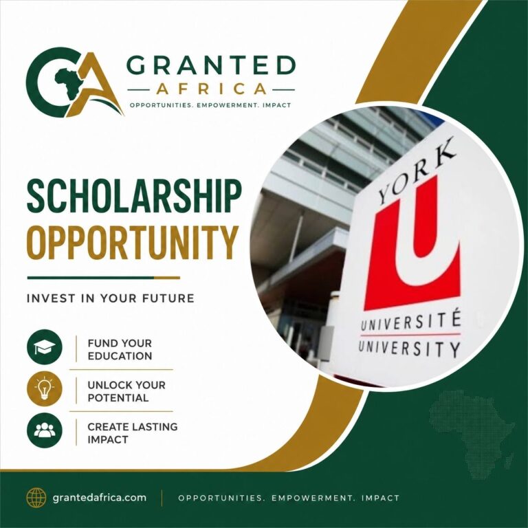 YORK INTERNATIONAL ENTRANCE SCHOLARSHIPS 2027 — CANADA