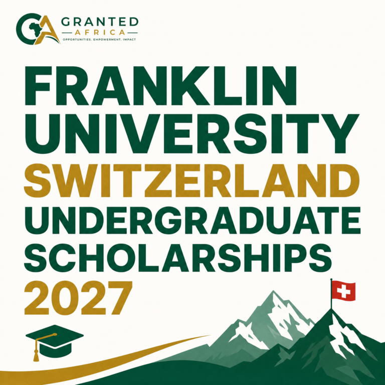 Bannière d'opportunité pour les bourses de premier cycle de la Franklin University Switzerland 2027