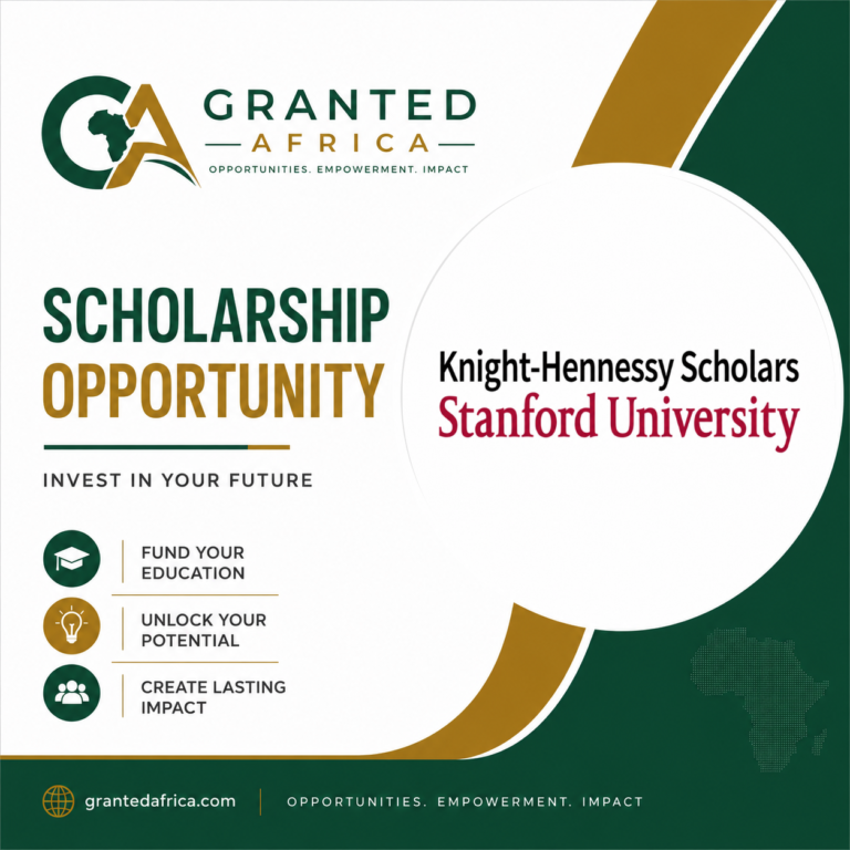 Knight-Hennessy Scholars 2027: Stanford University, USA (Fully Funded)
