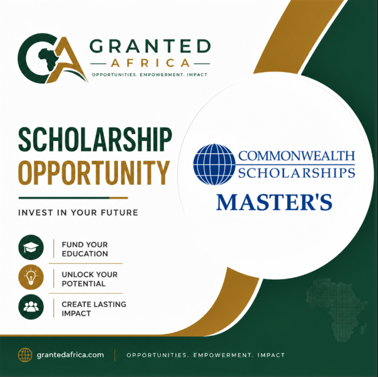 Commonwealth Master’s Scholarships 2027/28: United Kingdom (fully funded)