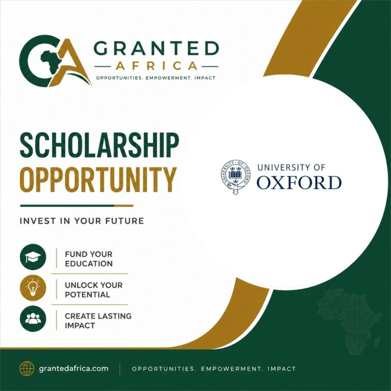 Oxford-Weidenfeld and Hoffmann Scholarships 2027/28: United Kingdom (fully funded)